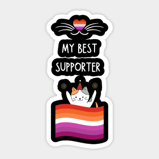 Lesbian flag Sticker